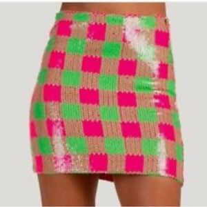 NWOT Trina Turk Sequin Skirt